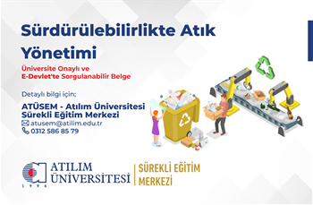 Sürdürülebilirlikte Atık Yönetimi Eğitimi