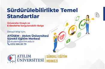 Sürdürülebilirlikte Temel Standartlar Eğitimi  (ISO 14064-1, ISO 14046, ISO 50001, Atık Yönetimi)